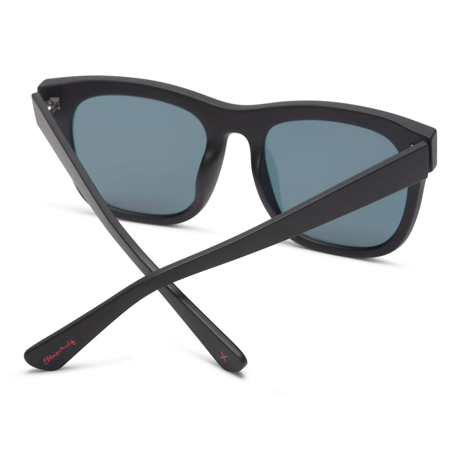 001 - matte black   resh flash sunglasses