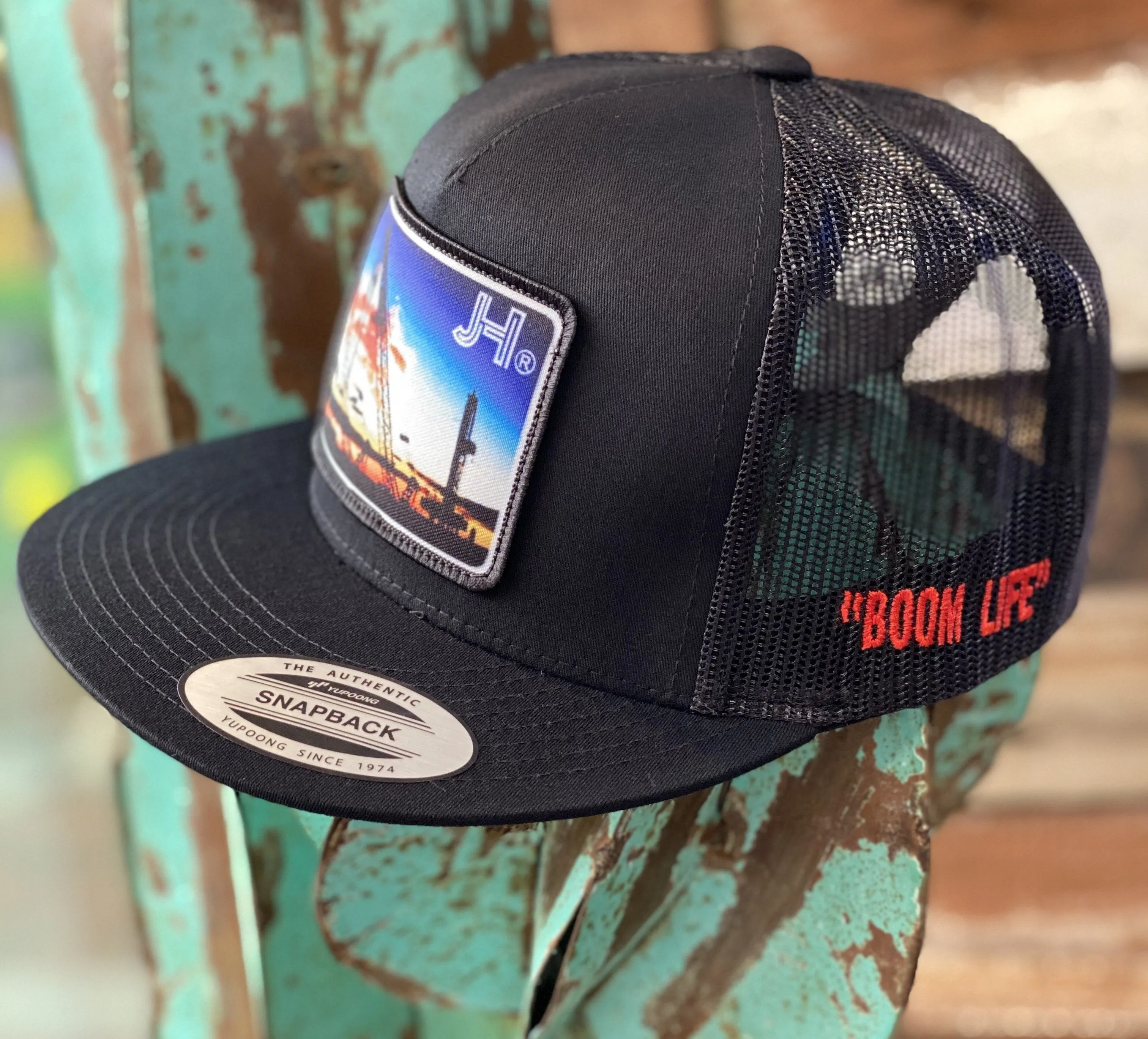 2022 Crane Life Trucker - All Black Boom Life patch