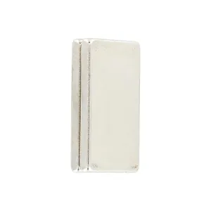 3/4" Silver, High Strength Magnets For Money Clip (Pair), #L-3565