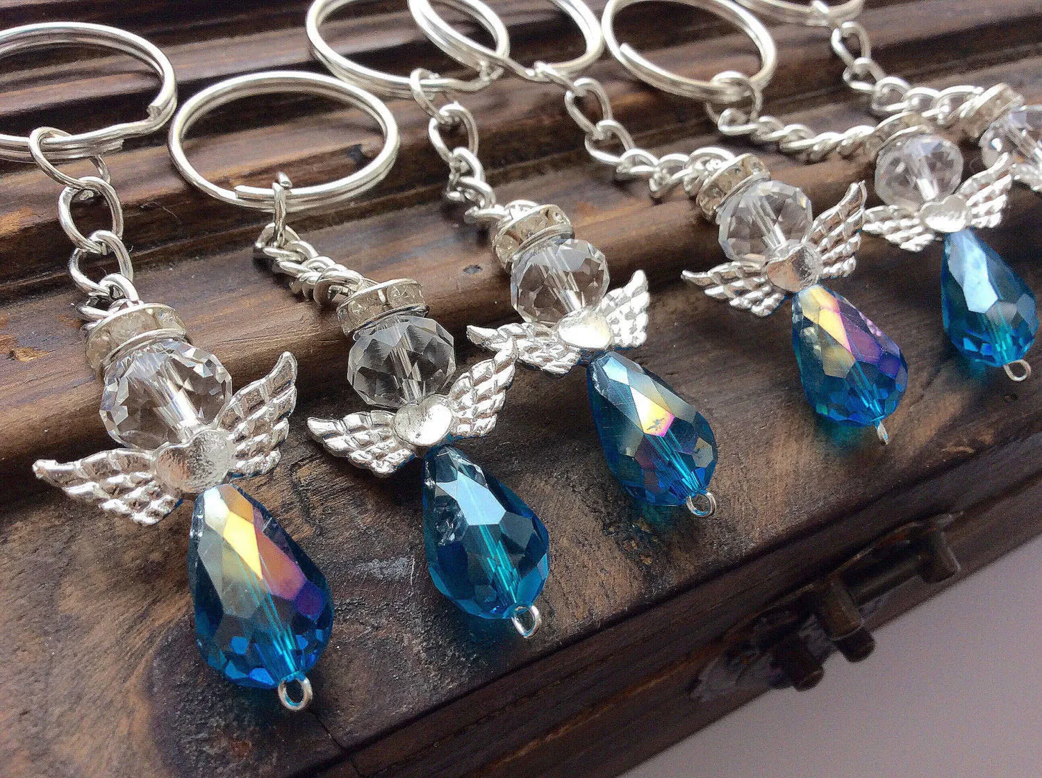 35pcs Angel keychain, christening favor, baptism angel favor keychains, recuerdos de bautizo