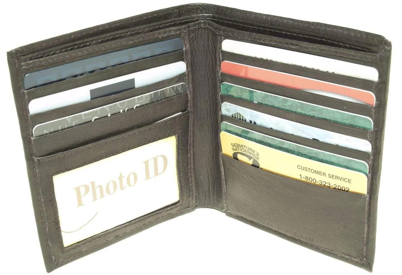 4" Black, RFID Shielded Giromy Samoni Hipster Wallet, Leather, #M-1659