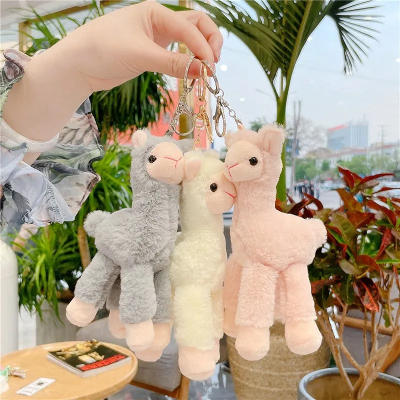 Alpaca Plushie Keychains