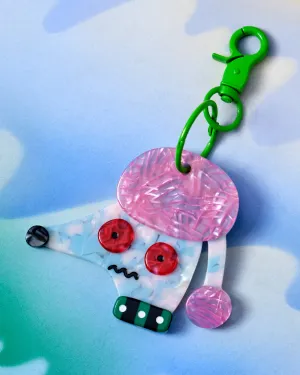 Anxiety Poodle Keychain