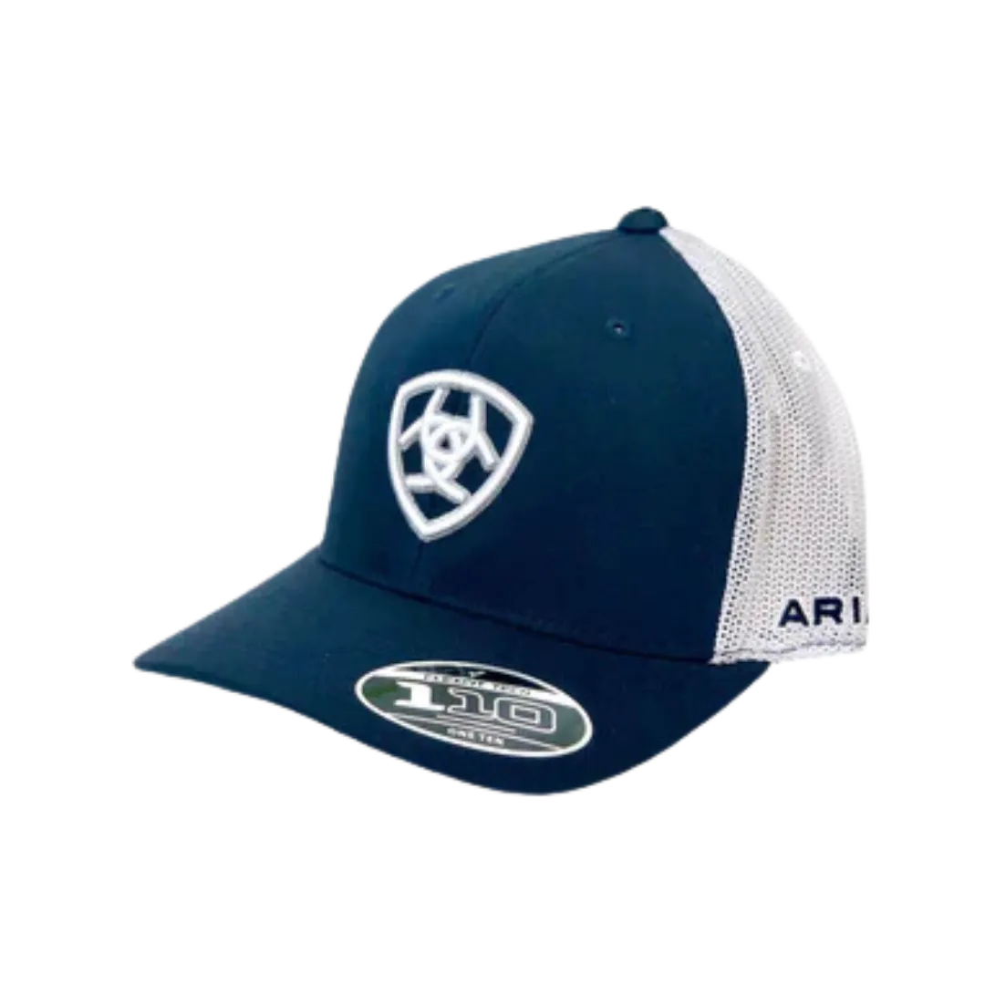 Ariat M&F Navy Blue Embroidered Logo Mesh Cap