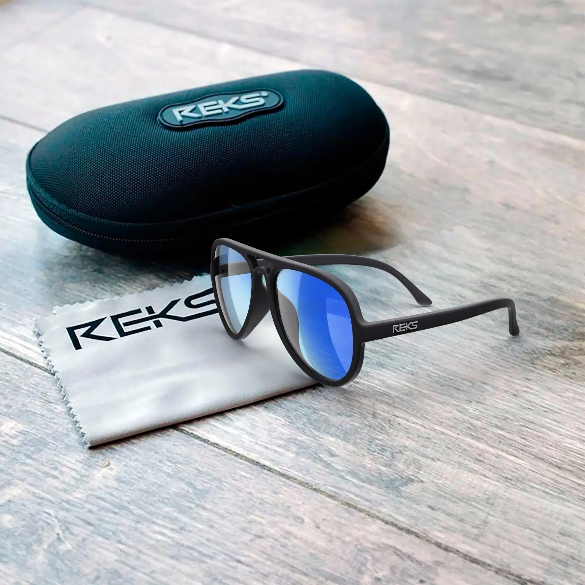 Aviator Polarized Kontrast Prescription Sunglasses