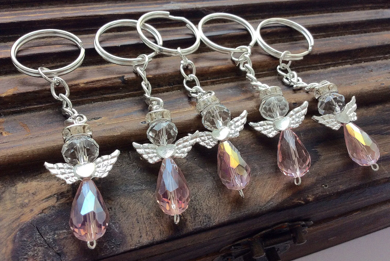 Baptism Favor /12pcs Angel keychain/christening favor/baptism angel favor keychains/recuerdos de bautizo