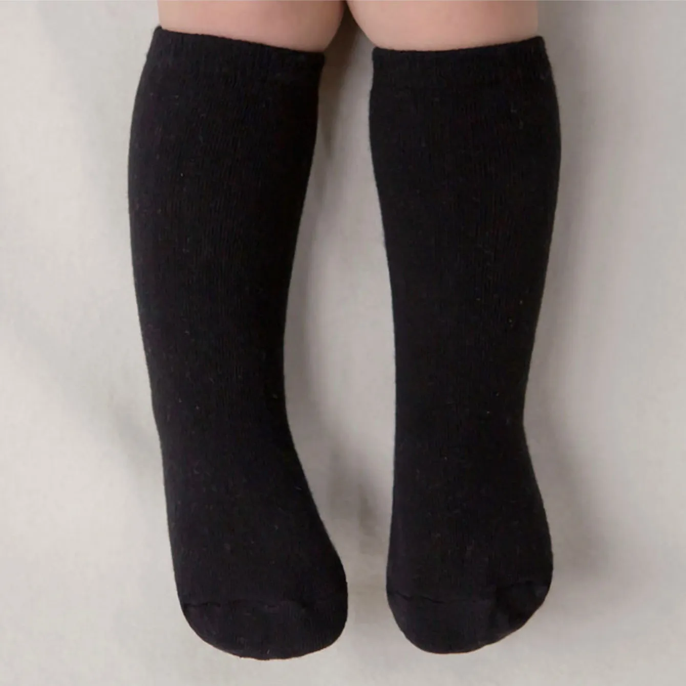 Basic Knee Socks - Black