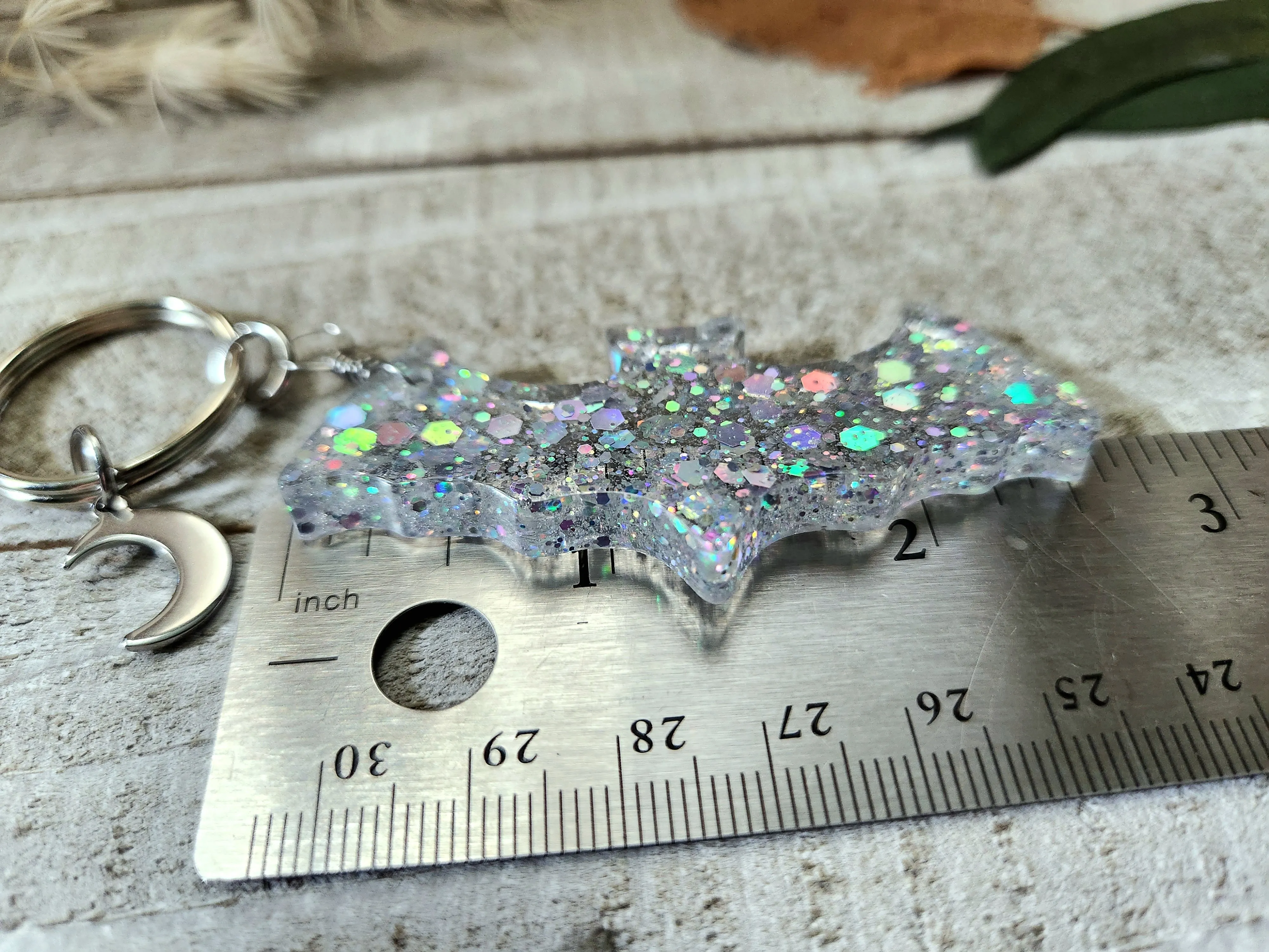 Batty charm keychains