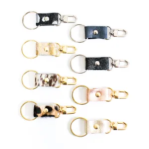 Beaudin Leather   Cowhide Keychains