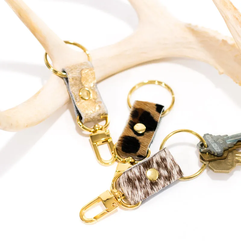 Beaudin Leather   Cowhide Keychains