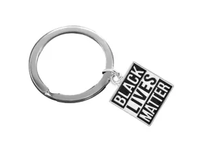 Black Lives Matter Split Ring Key Chains