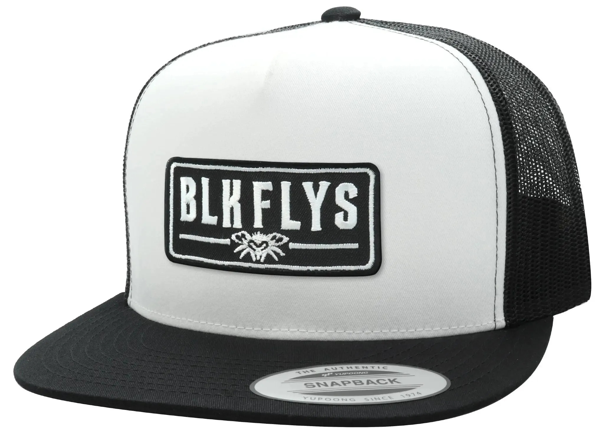 Blk Flys Patch Trucker