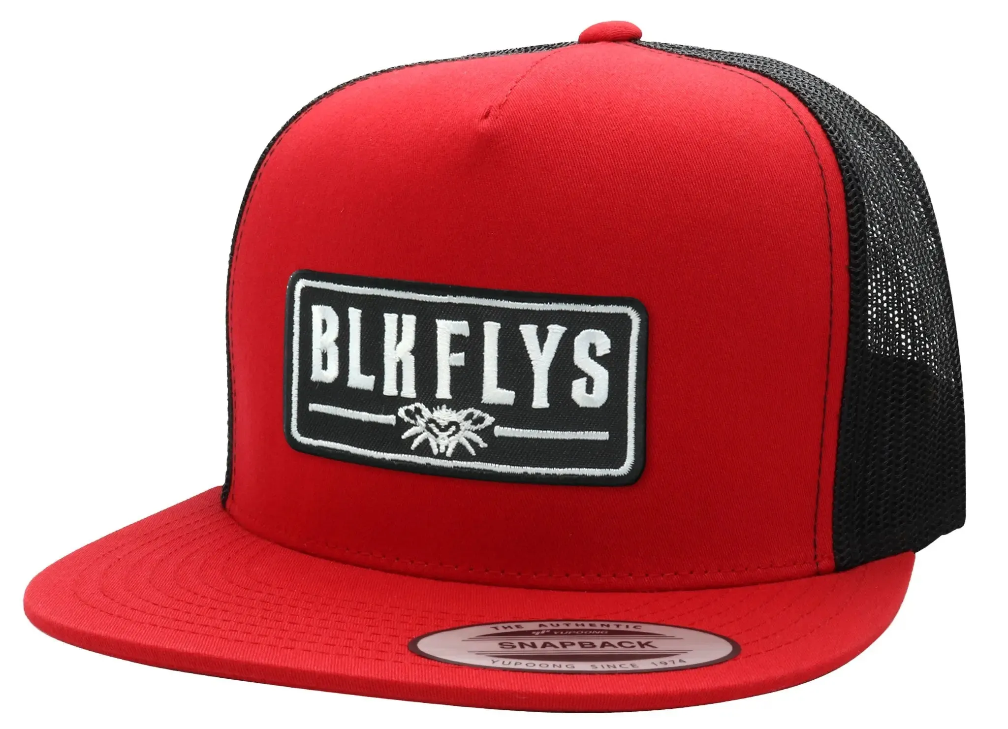 Blk Flys Patch Trucker