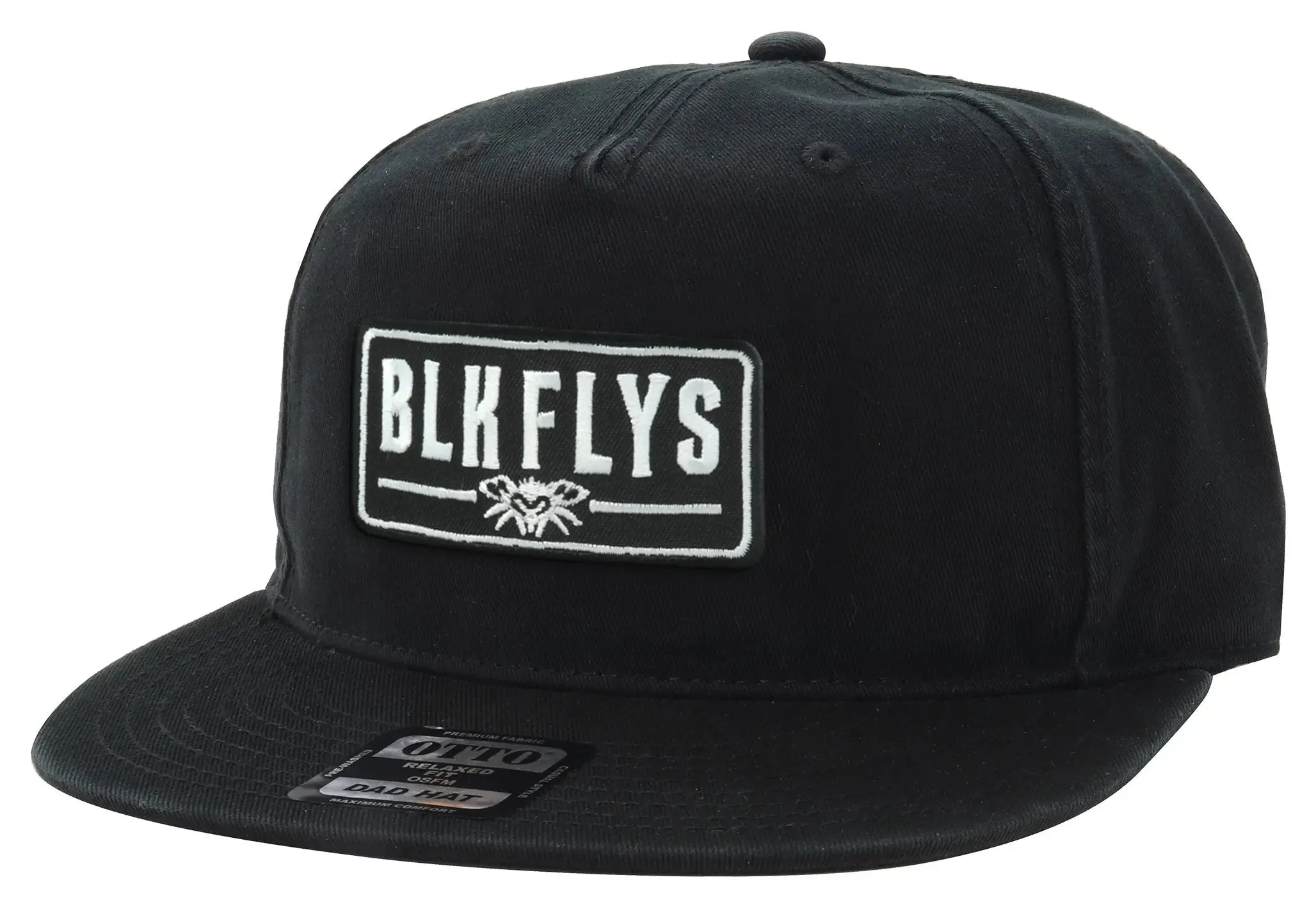 Blk Flys Patch Trucker