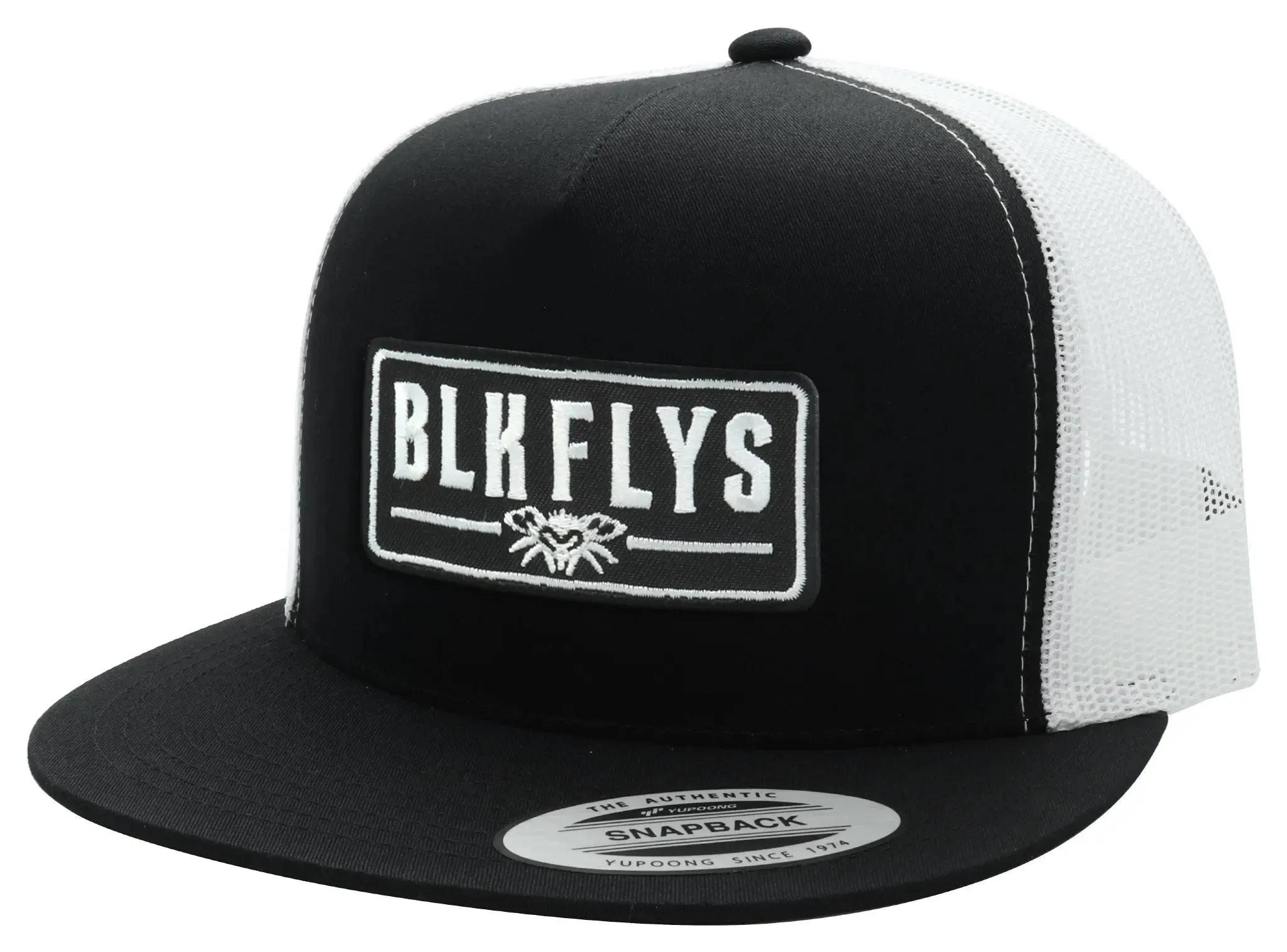 Blk Flys Patch Trucker
