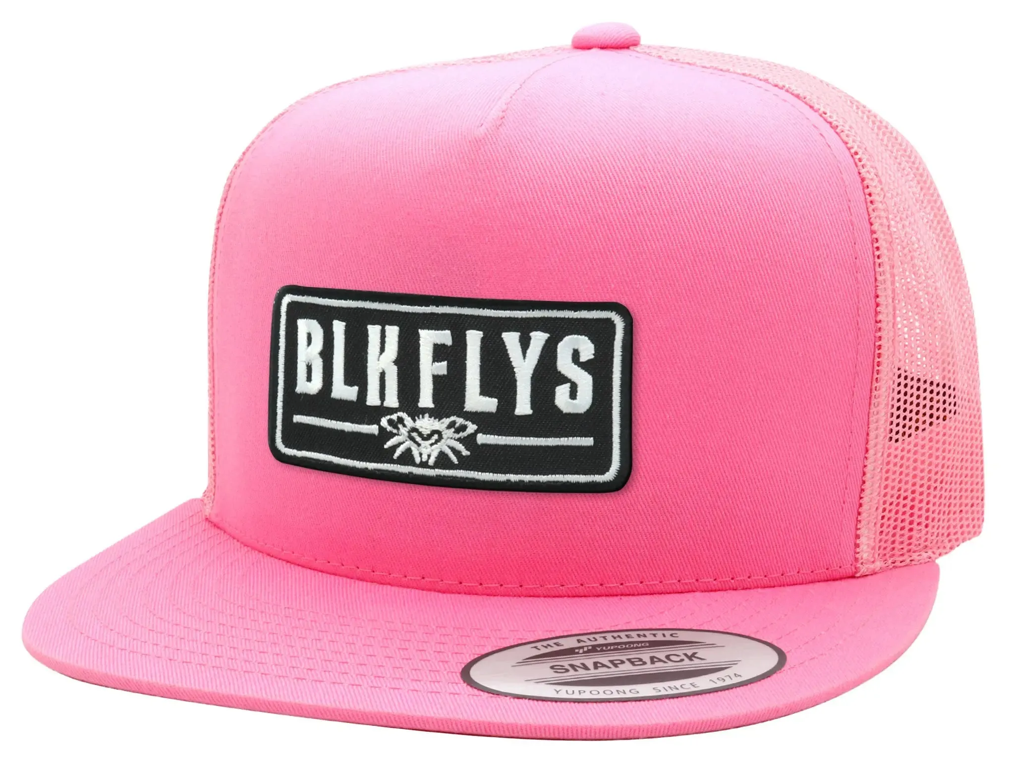 Blk Flys Patch Trucker