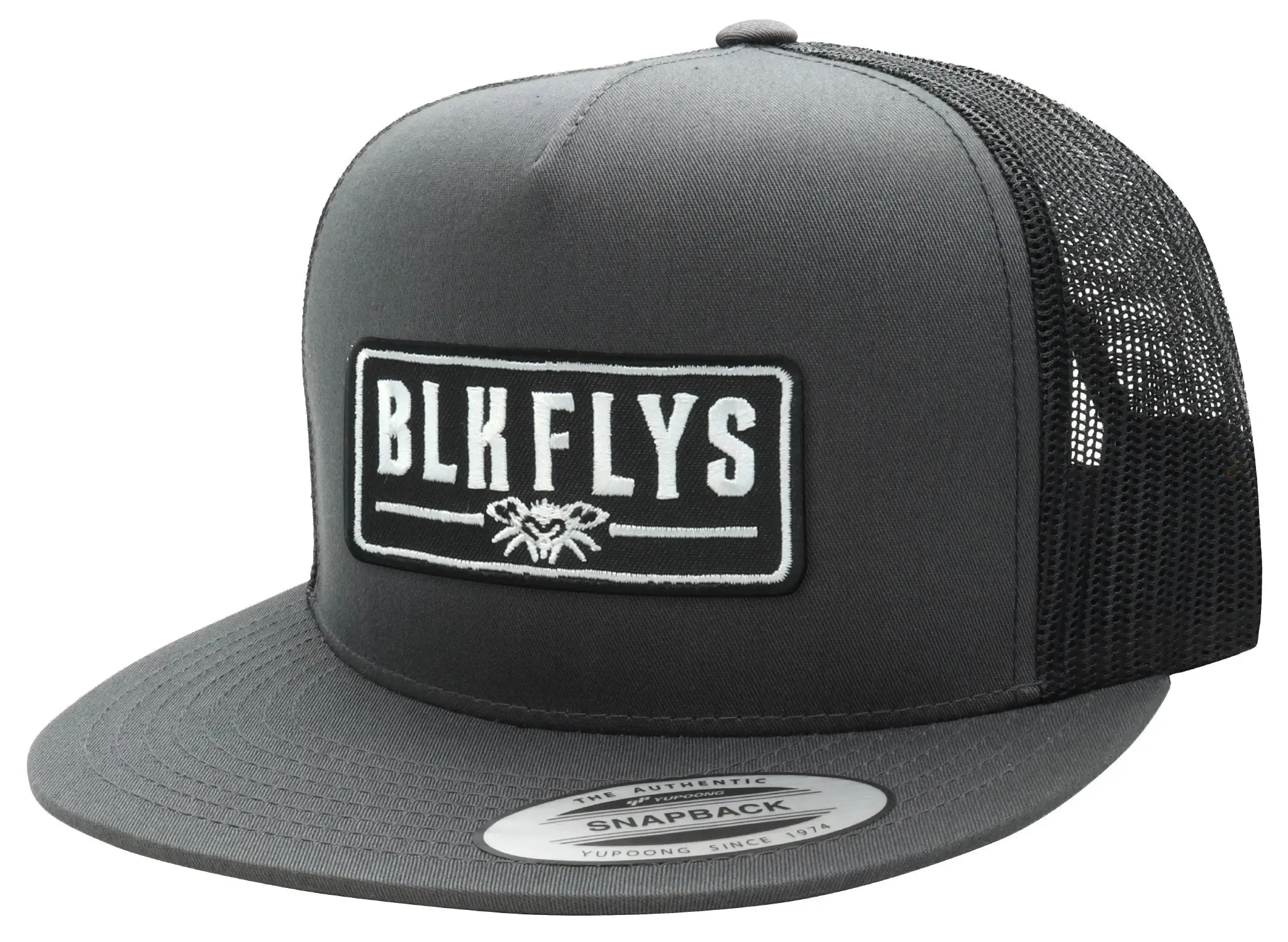 Blk Flys Patch Trucker