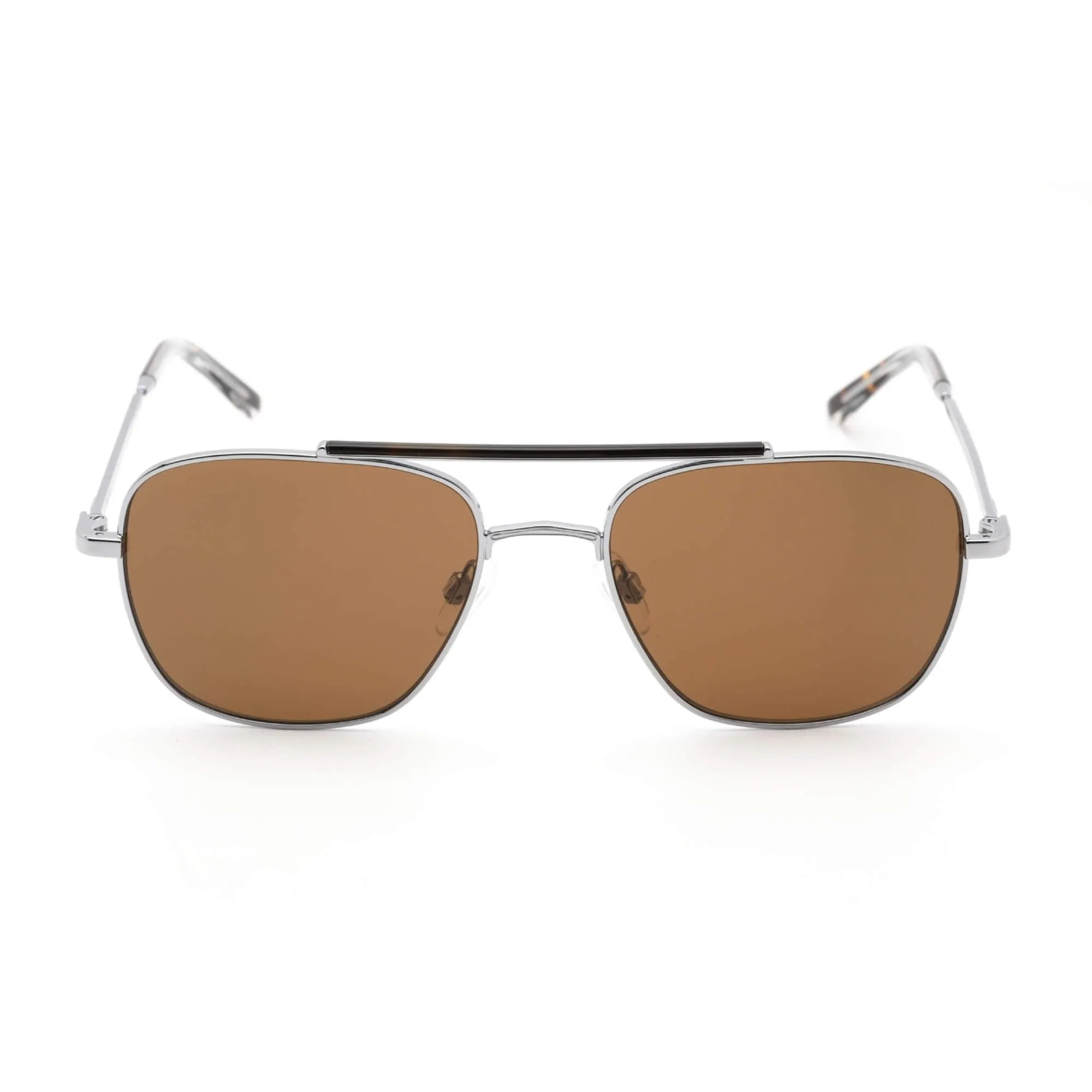Calvin Klein Men's Sunglasses - Light Gunmetal/Dark Tortoise Aviator | CK21104S 008