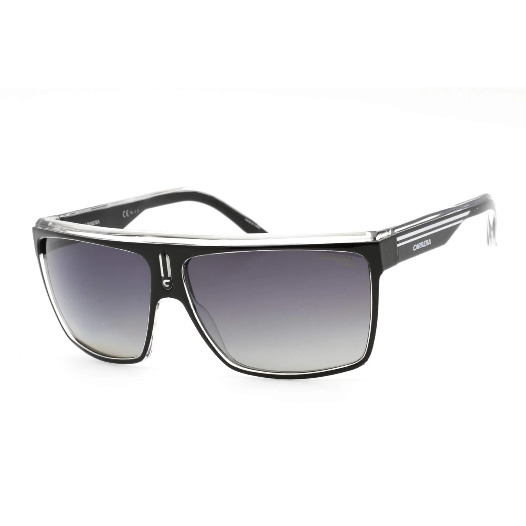 Carrera Men's Sunglasses - Black White Plastic Aviator Frame | CARRERA 22/S 0P56 WJ