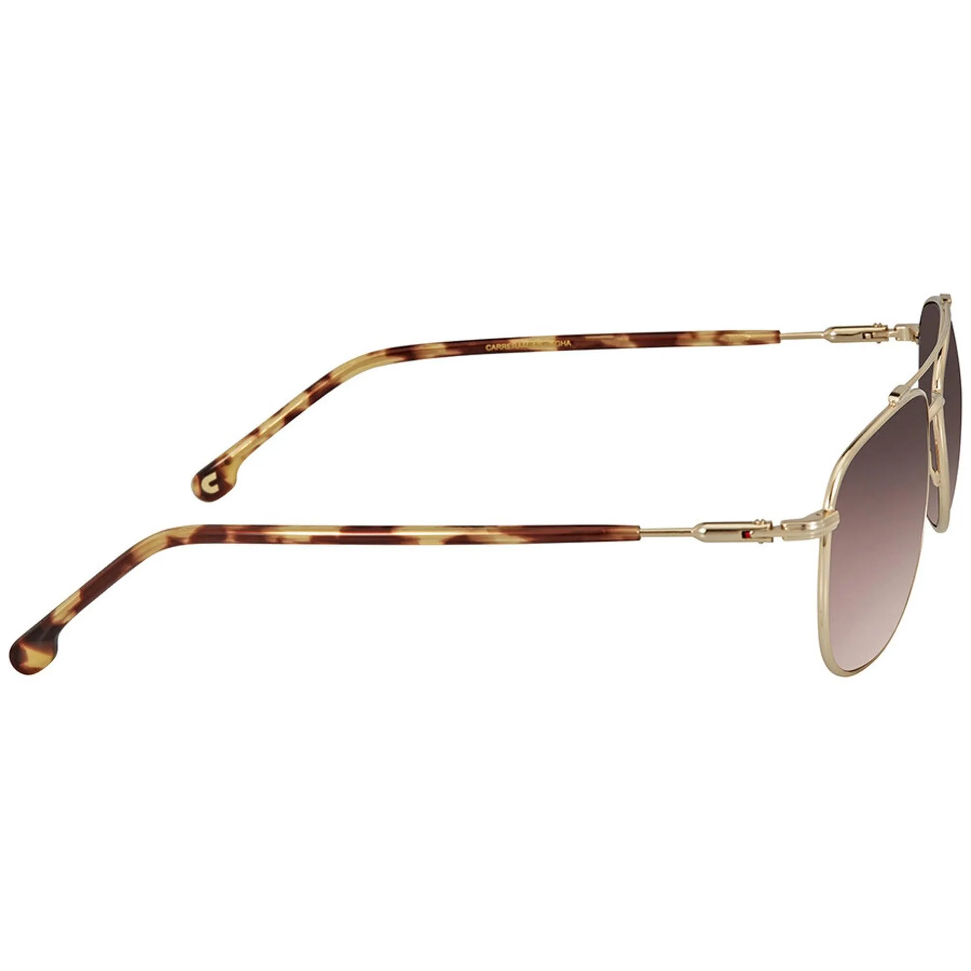 Carrera Unisex Sunglasses - Gold Full Rim Metal Aviator Frame | CARRERA 224/S 0J5G HA