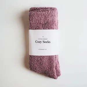 Cozy Mama Cloud Socks - Orchid Purple