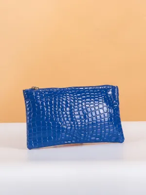Croc Embossed Zipper Coin Purse Mini Bag Change Pouch Small Coin Case