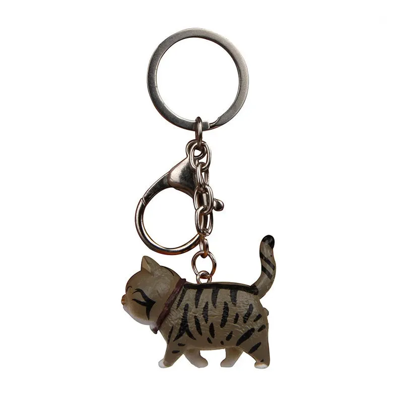 Cute Cat Keychains Collection – Assorted Styles for Cat Lovers