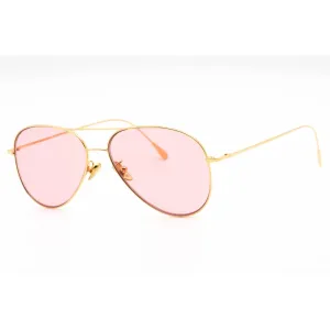 Cutler and Gross Unisex Sunglasses - Full Rim Gold Metal Aviator | CG1266GPLS 002