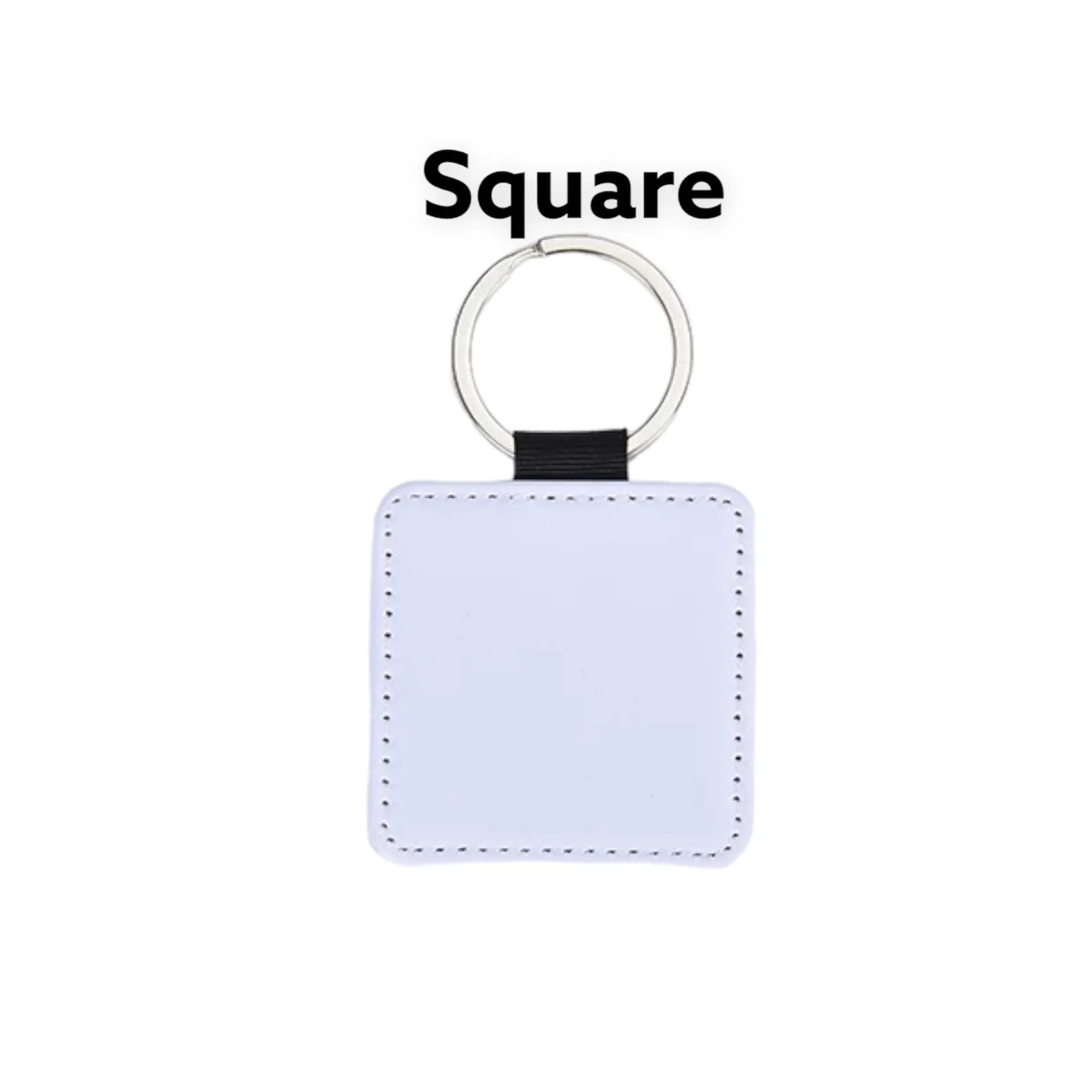 FREE GIFTDouble sided leather sublimation keychains