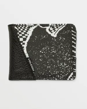 Hardbound Bifold Wallet - Black White
