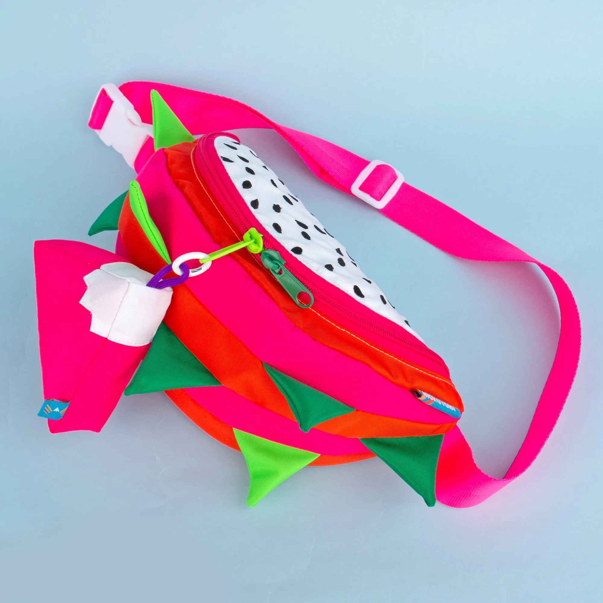 Hot Pink Plush Mountain Keychain