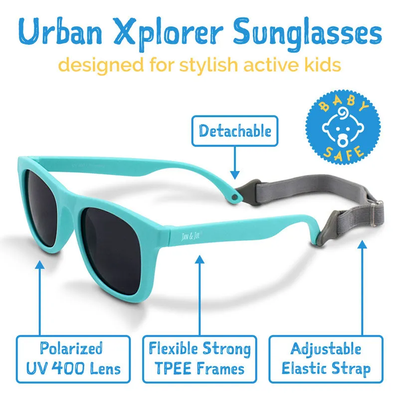 Jan & Jul Kids Urban Xplorer Sunglasses - Frosty Mint Aurora