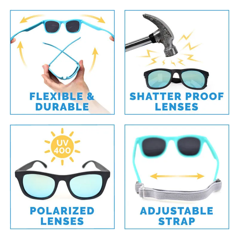 Jan & Jul Kids Urban Xplorer Sunglasses - Frosty Mint Aurora