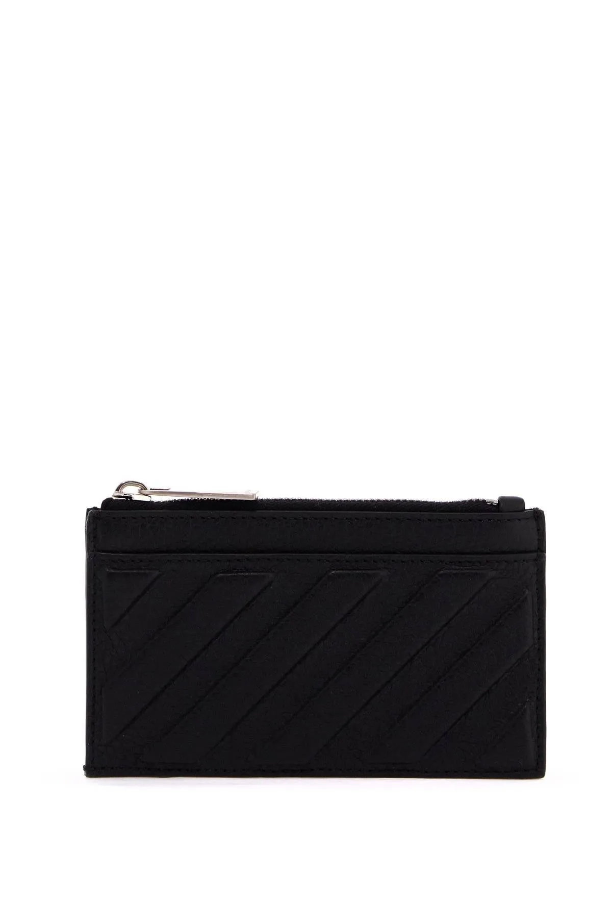 LEATHER DIAG CARD HOLDER