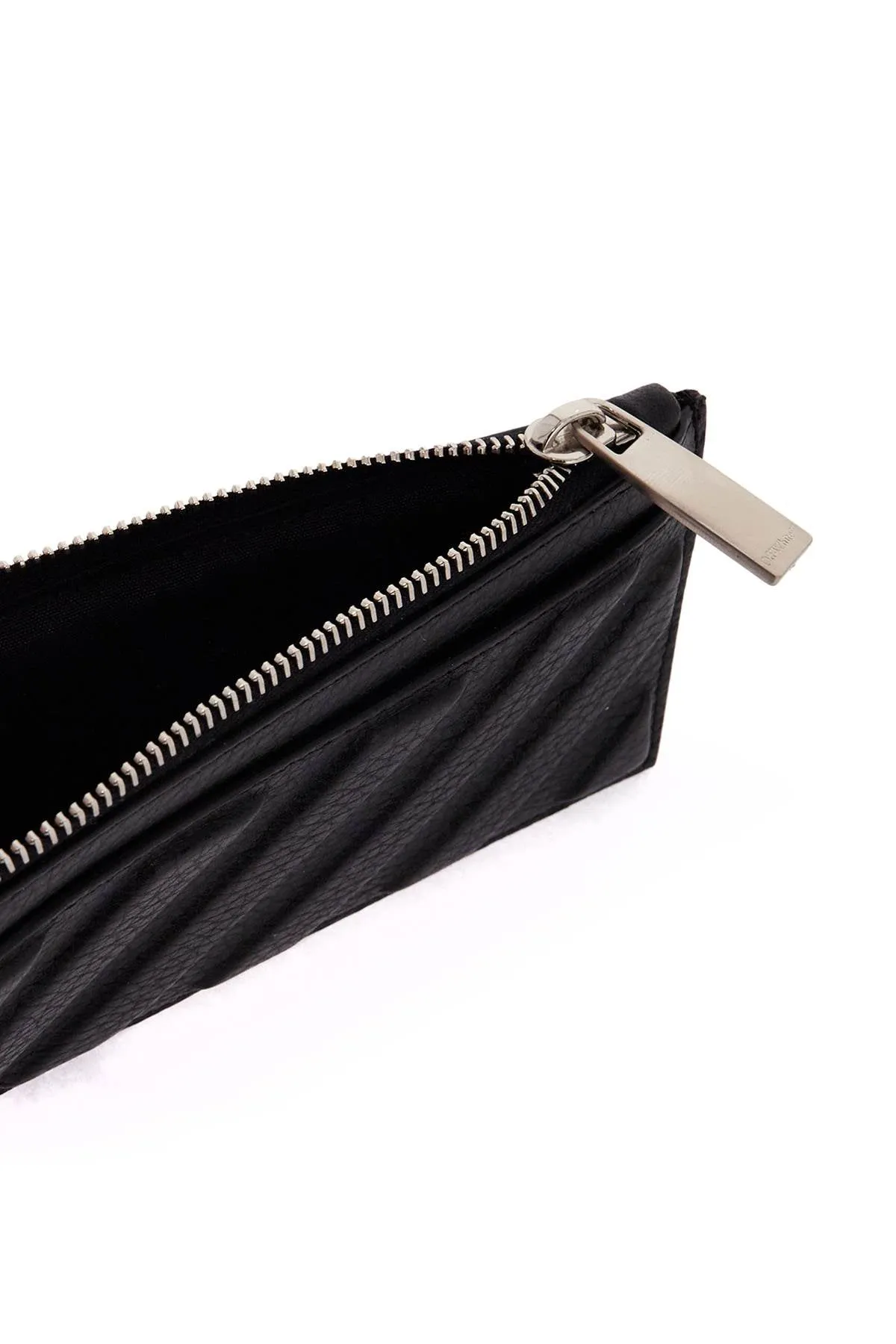LEATHER DIAG CARD HOLDER