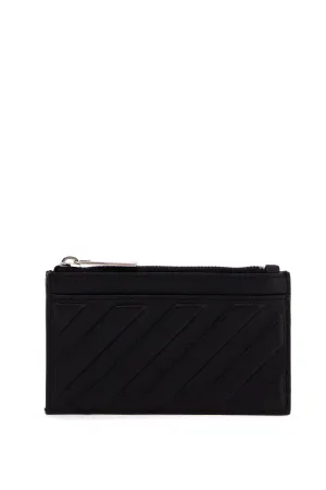 LEATHER DIAG CARD HOLDER