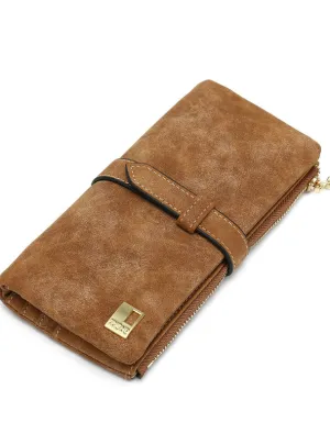 Leather Wallet Female Card Holder Coin Purse