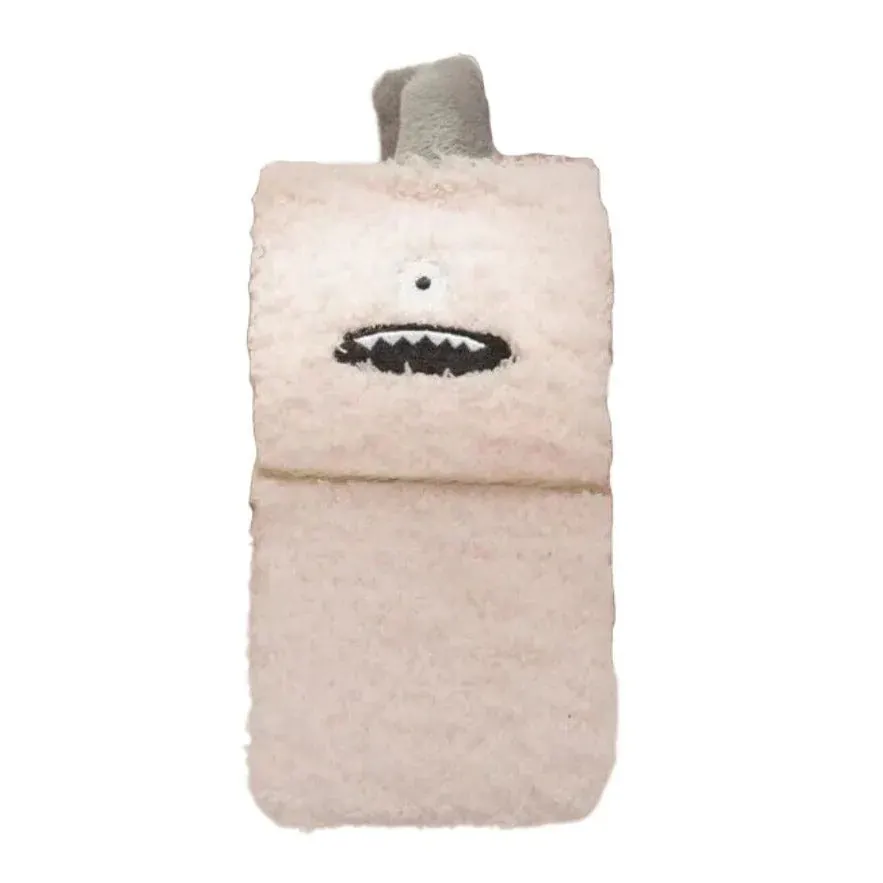 Little Monster Socks: Fuzzy socks with funny faces