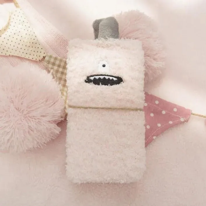 Little Monster Socks: Fuzzy socks with funny faces