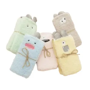 Little Monster Socks: Fuzzy socks with funny faces