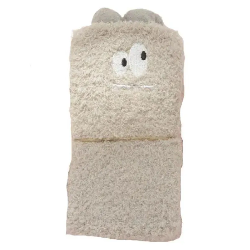 Little Monster Socks: Fuzzy socks with funny faces