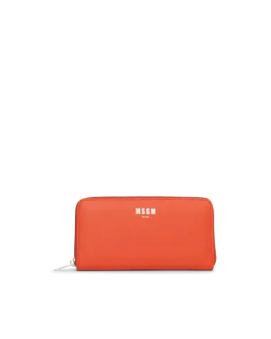 Logo Print Zip Wallet