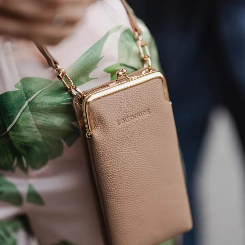Louenhide - Billie Crossbody Phone Bag - Biscuit