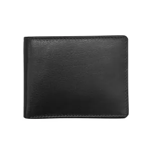 Men's Slim Bifold Wallet with Back I.D.
