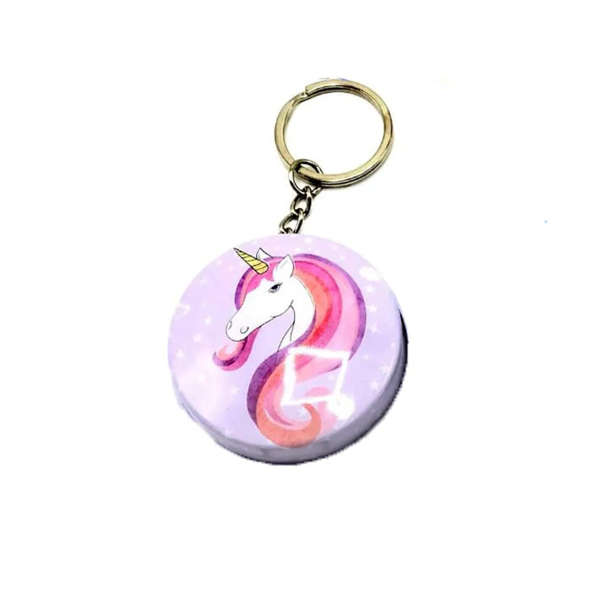 Mini Tin Box with Keychain - Unicorn