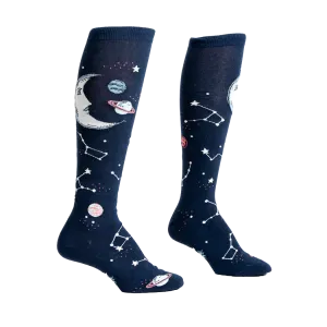 Moonshadow Glow-in-the-Dark Knee High Socks