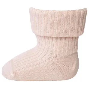 MP Wool Socks Rib 853 Powder