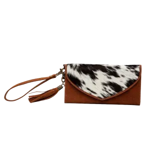 Myra Bag Ladies Article Brown Wristlet Wallet S-6562