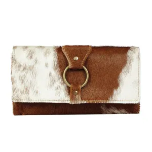 Myra Bag Ladies Crocheted Cowhide Wallet S-3124