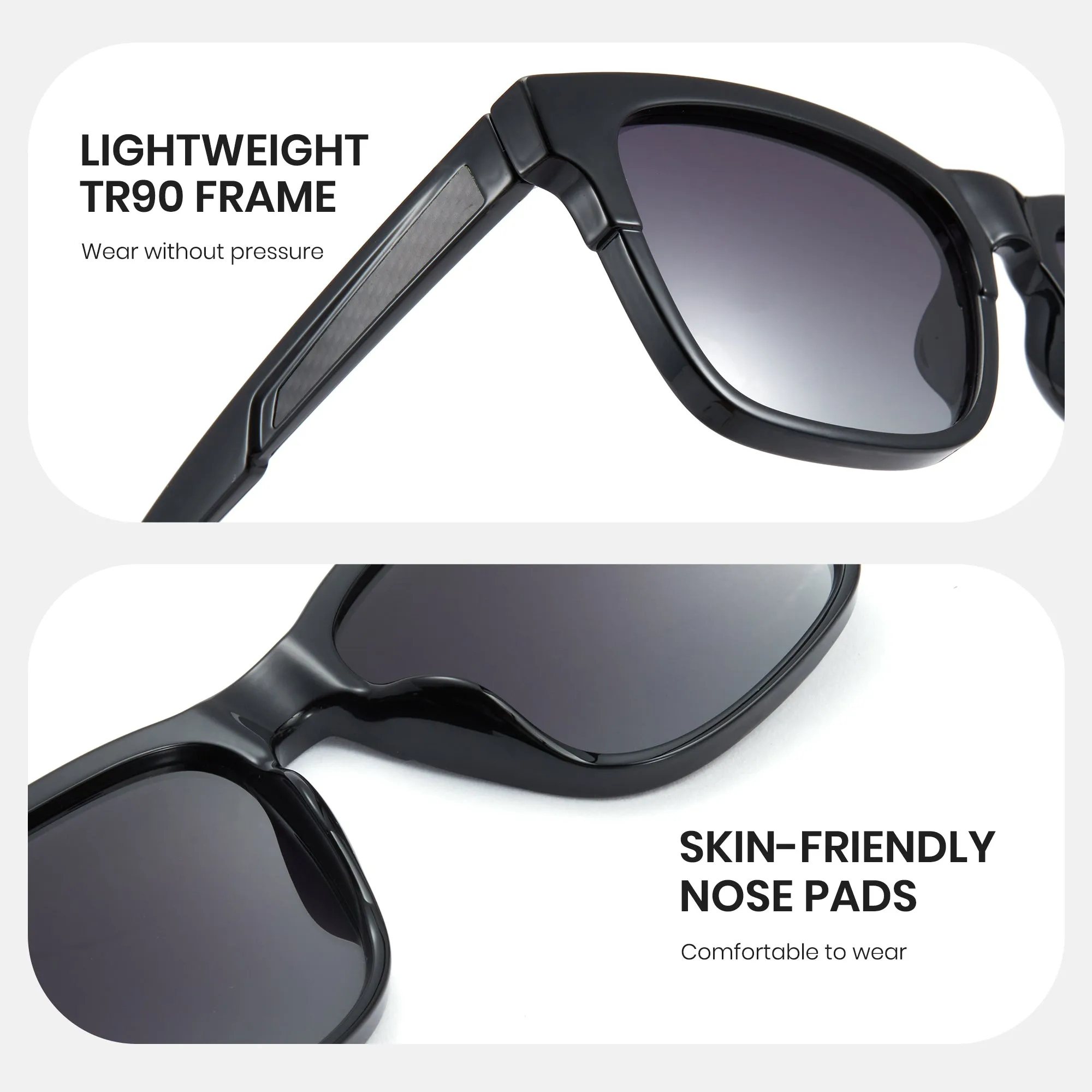 Oversized Polarized Sunglasses 1064